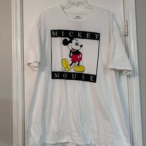 Disney Mickey Mouse Graphic White Tee